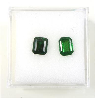 2 lose Tsavorite zus.1,88 ct - Jewellery