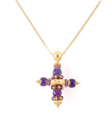 Amethystkreuzanhänger - Jewellery