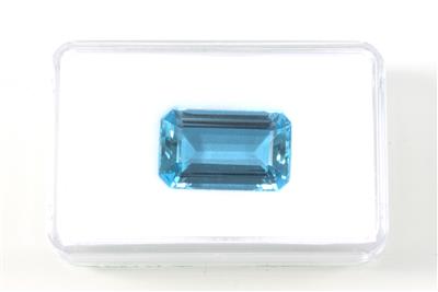 Aquamarin 19,43 ct - Diamanten und exklusive Farbsteinvarietäten