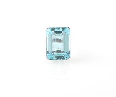 Aquamarinring ca. 55 ct - Gioielli