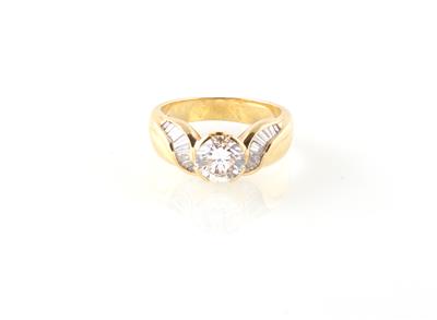 Brillant-Diamantring zus. ca. 1,55 ct - Klenoty