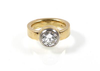 Brillantsolitär ca. 2,50 ct - Diamanten und exklusive Farbsteinvarietäten