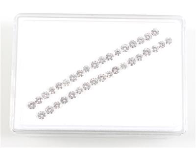 36 lose Brillanten zus.8,02 ct G-J/vvsi-p1 - Exklusive Diamanten und Farbsteine