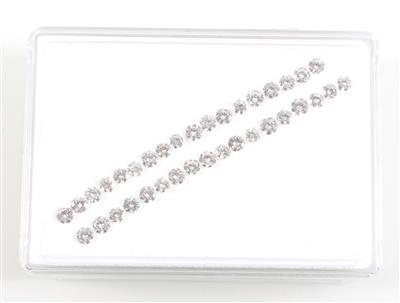 36 lose Brillanten zus.8,02 ct G-J/vvsi-p1 - Exclusive diamonds and gems