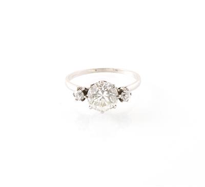 Altschliffbrillant Ring zus. ca. 1,95 ct - Exklusive Diamanten und Farbsteine