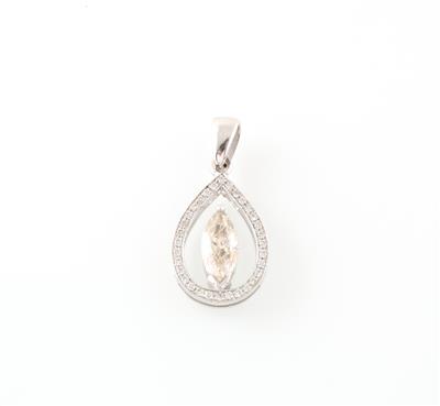 Diamantanhänger zus. ca. 1,19 ct - Diamanti e pietre preziose esclusivi