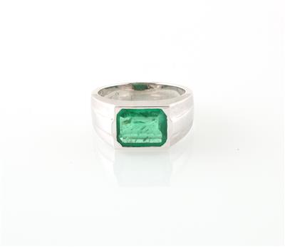Smaragdring ca. 4 ct - Diamanti e pietre preziose esclusivi