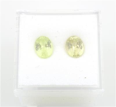 2 lose Chrysoberylle zus. 3,08 ct - Exklusive Diamanten und Farbsteine