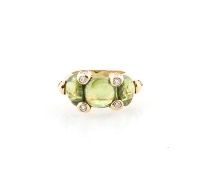 Brillant Peridot Ring - Kule a drahokamy exkluzivní