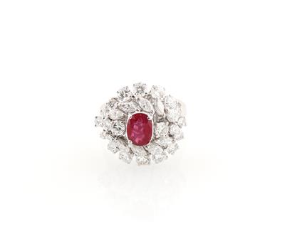 Diamant Rubinring - Exclusive diamonds and gems