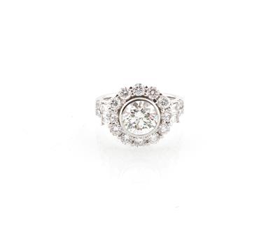 Diamantring zus. ca. 3,86 ct - Diamanti e pietre preziose esclusivi