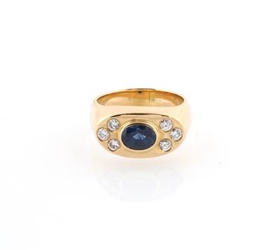 Ring mit unbehandeltem Saphir ca. 1,40 ct - Exclusive diamonds and gems