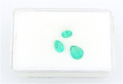 3 lose Smaragde - Diamanti e pietre preziose esclusivi