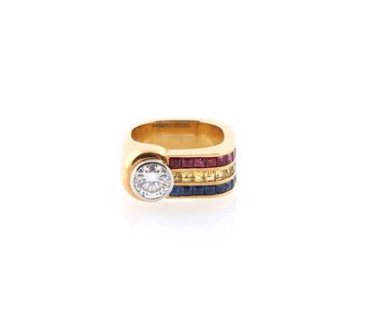 Brillant Farbstein Ring - Exclusive diamonds and gems