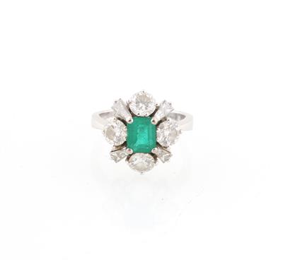 Diamant Smaragdring - Kule a drahokamy exkluzivní
