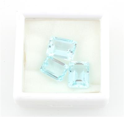 1 Lot loser Aquamarine, 15,36 ct - Exclusive diamonds and gems