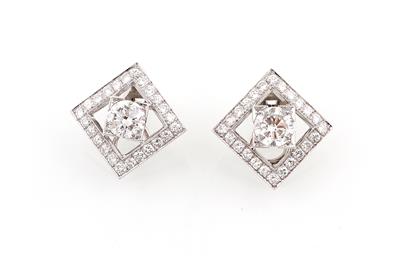 Brillantohrclips zus. ca. 3,80 ct - Diamanti e pietre preziose esclusivi