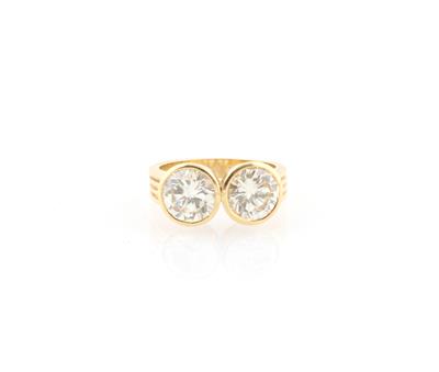 Brillantring zus. ca. 3 ct - Exclusive diamonds and gems