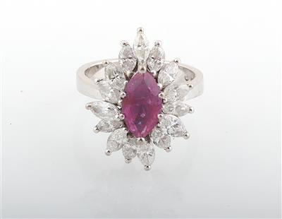 Diamant Rubinring - Exclusive diamonds and gems