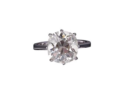 Altschliffbrillant Solitär ca. 5 ct - Exklusive Diamanten und Farbsteine