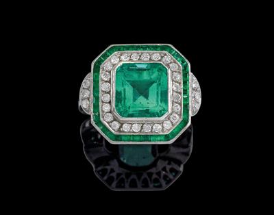 Brillant Smaragdring - Diamanti e pietre preziose esclusivi