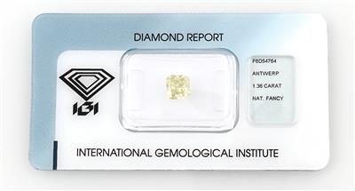 Loser Diamant 1,36 ct Natural Fancy Intense Yellow - Exclusive diamonds and gems