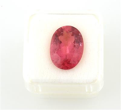 Loser Rubellit 3,70 ct - Exklusive Diamanten und Farbsteine