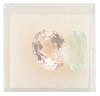 2 lose Berylle zus. 10,30 ct - Exclusive diamonds and gems