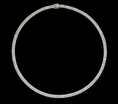 Brillantcollier zus. ca. 9,90 ct - Exclusive diamonds and gems