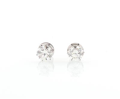 Brillantsolitärohrstecker zus. ca. 5,80 ct - Exclusive diamonds and gems