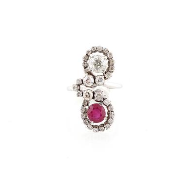 Diamant Rubin Ring - Exclusive diamonds and gems