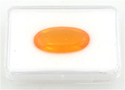 Loser Feueropal 18,80 ct - Exklusive Diamanten und Farbsteine