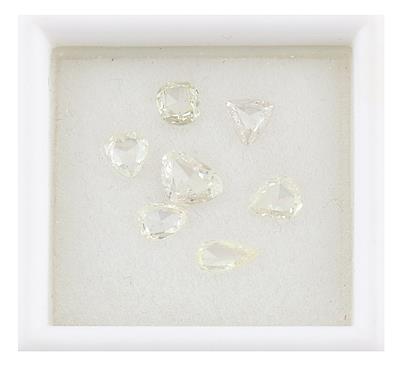 Lot aus losen Diamanten im Rautenschliff 1,04 ct - Exklusive Diamanten und Farbsteine