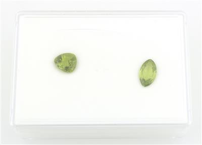 2 lose Peridote - Diamanti e pietre preziose esclusivi