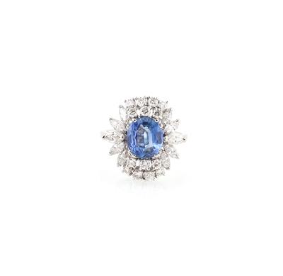 Diamant Saphir Ring - Exclusive diamonds and gems