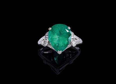 Smaragdring ca. 6,50 ct - Diamanti e pietre preziose esclusivi