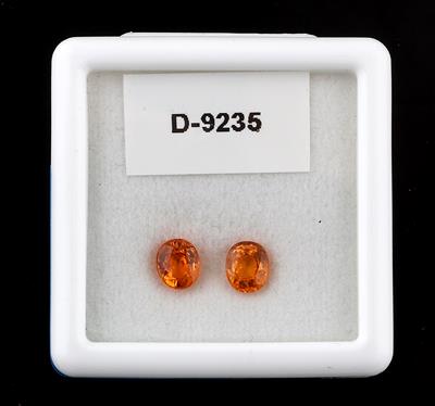 Zwei lose Spessartin Granate zus. 2,12 ct - Diamanti e pietre preziose esclusivi