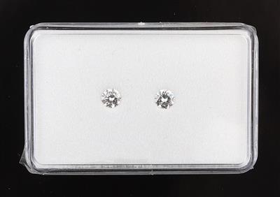2 lose Brillanten zus. 0,76 ct G/vvs-vs - Diamanti e pietre preziose esclusivi