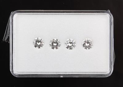 4 lose Brillanten zus.3,07 ct G-I/vvs-vs - Diamanti e pietre preziose esclusivi