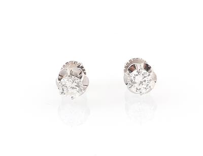 Brillantohrschrauben zus. ca. 1,20 ct - Diamanti e pietre preziose esclusivi