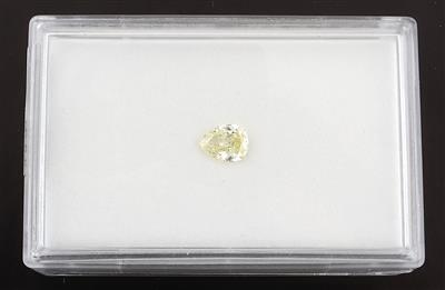 Fancy Light Yellow Color Diamant 1,02 ct - Exkluzivní diamanty a drahokamy