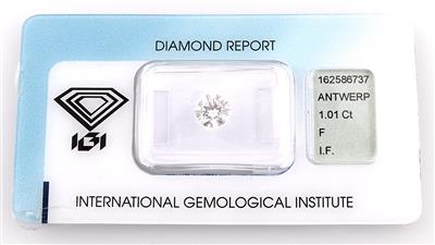 Loser Brillant 1,01 ct F/IF - Diamanti e pietre preziose esclusivi