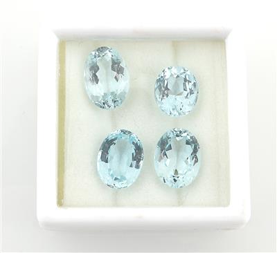 Lot lose Aquamarine zus. 16,60 ct - Exclusive diamonds and gems