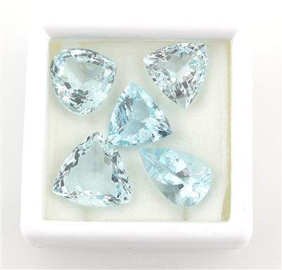 Lot lose Aquamarine zus. 30,87 ct - Diamanti e pietre preziose esclusivi