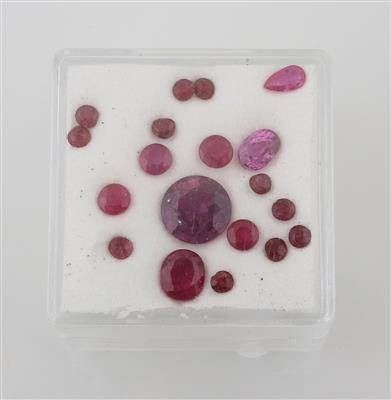 Lose Rubine zus. 4,15 ct - Diamanti e pietre preziose esclusivi