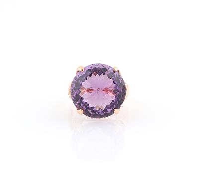 Amethystring ca. 24 ct - Exclusive diamonds and gems