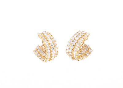 Brillant Ohrclips zus. ca. 4,50 ct - Exclusive diamonds and gems