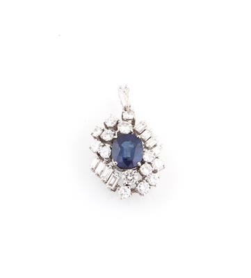 Diamant Saphir Anhänger - Exclusive diamonds and gems