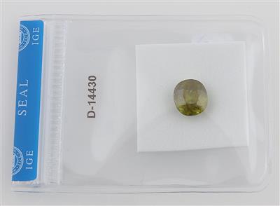 Loser Sphen 4,82 ct - Exklusive Diamanten und Farbsteine