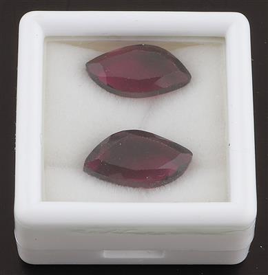 2 lose rosa Turmaline zus. 7,05 ct - Exklusive Diamanten und Farbsteine